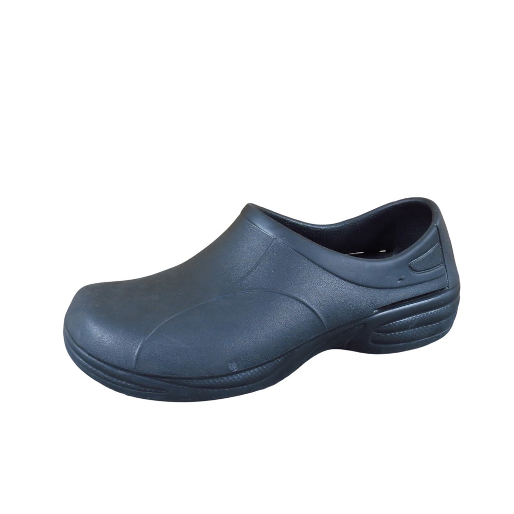 TredSafe Pepper Unisex Clogs Women 6 Wide Men 5 Work Shoes Black Synthetic